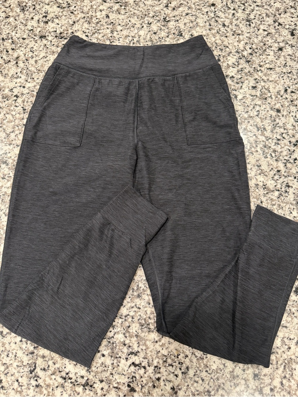 Victoria's Secret Heathered Charcoal High-Waist Jogger